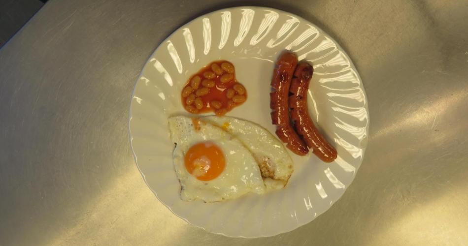 English breakfast plate